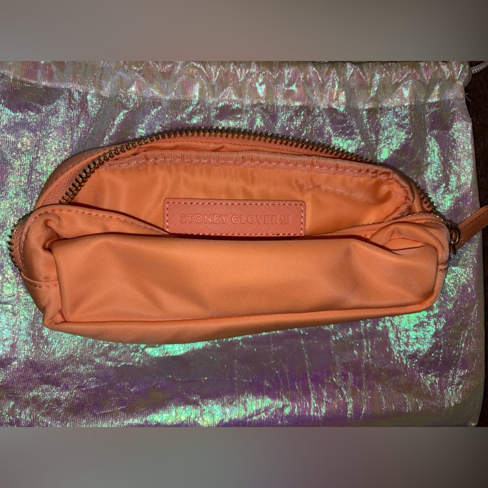 Stoney Clover Lane Peach Zip Pouch